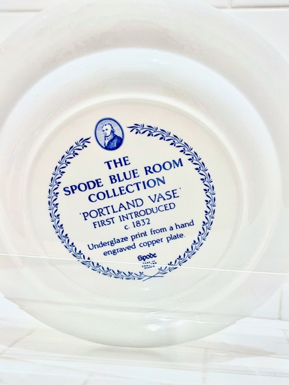Spode Blue Room Collection 'Portland Vase' Plate Made in England - Picture 2 of 5